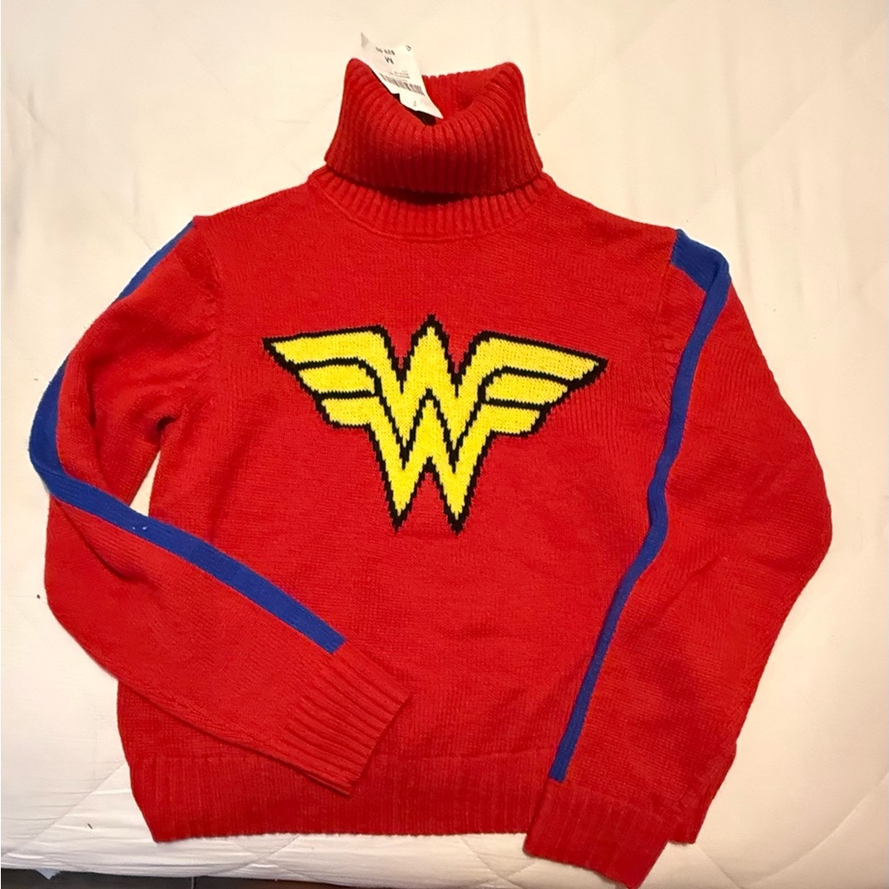 Red Wonder Woman Sweater